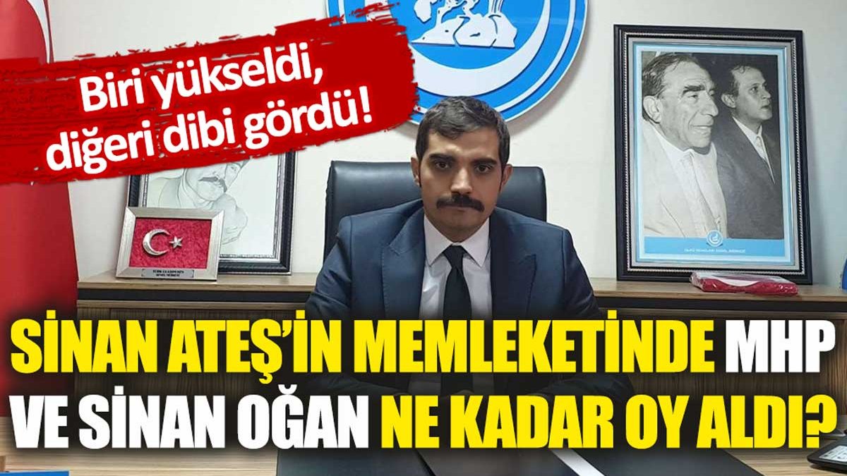 Sinan Ateş'in memleketi Bursa'da Sinan Oğan ve MHP'nin oy oranı kaç oldu?