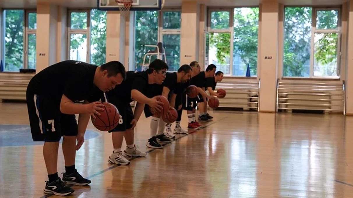 Down sendromlu basketbolcuların gözü zirvede!