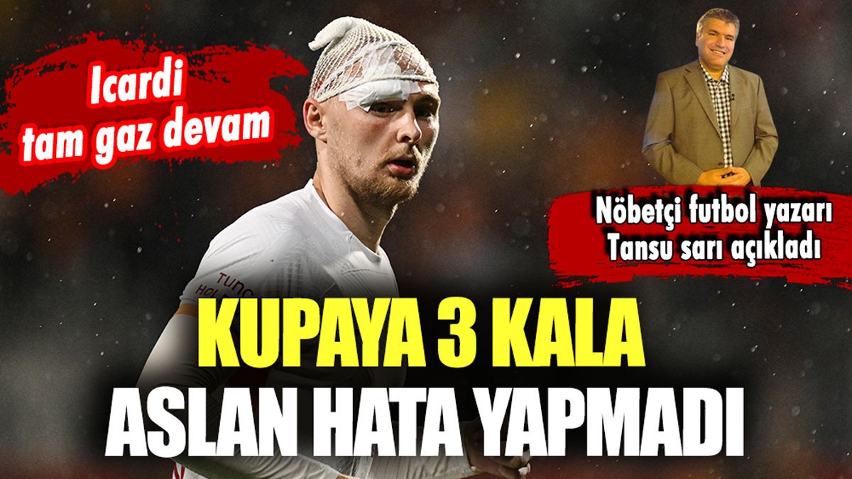 Şampiyonluğa 3 kala Aslan hata yapmadı: Tansu Sarı, Icardi'nin gecesini yazdı
