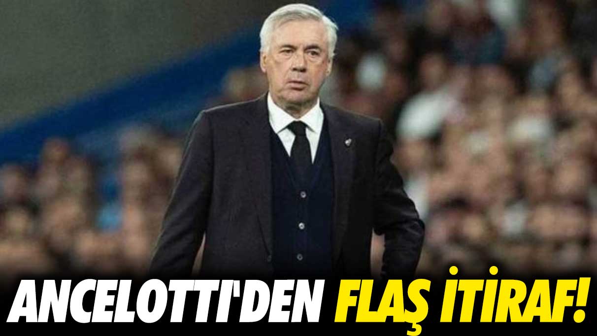 Ancelotti'den City hezimeti sonrası flaş itiraf!