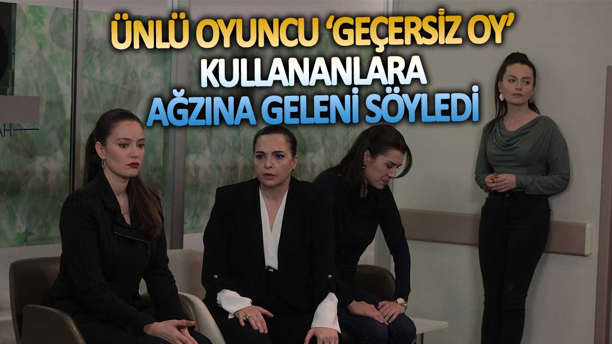 Ünlü oyuncu Pelin Akil geçersiz oy kullananlara ağzına geleni söyledi