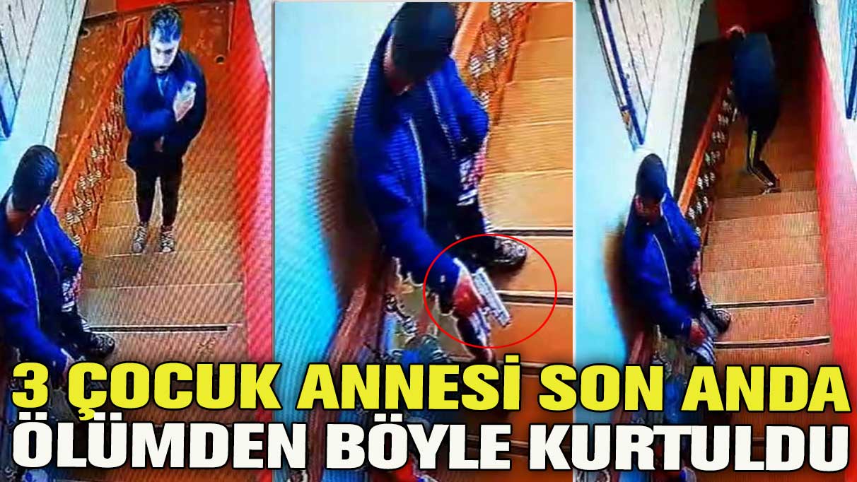 3 çocuk annesi son anda ölümden böyle kurtuldu