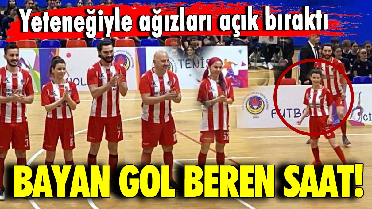 Bayan gol Beren Saat! Yeteneğiyle ağızları açık bıraktı