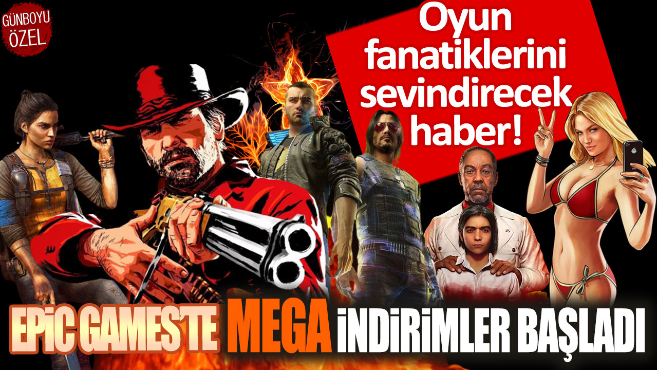 Oyun fanatiklerini sevindirecek haber! Epic Games’te Mega İndirimler başladı