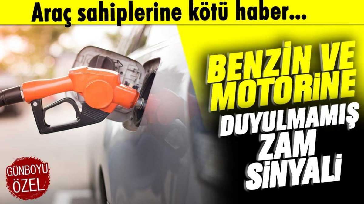 Benzin ve motorine duyulmamış zam sinyali: Araç sahiplerini yıkacak gelişme duyuruldu