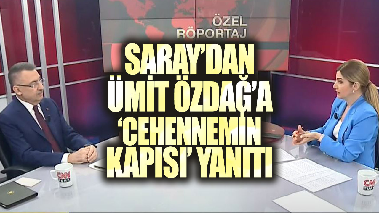 Cumhurbaşkanı Yardımcısı Fuat Oktay'tan Ümit Özdağ'a 'cehennemin kapısı' yanıtı