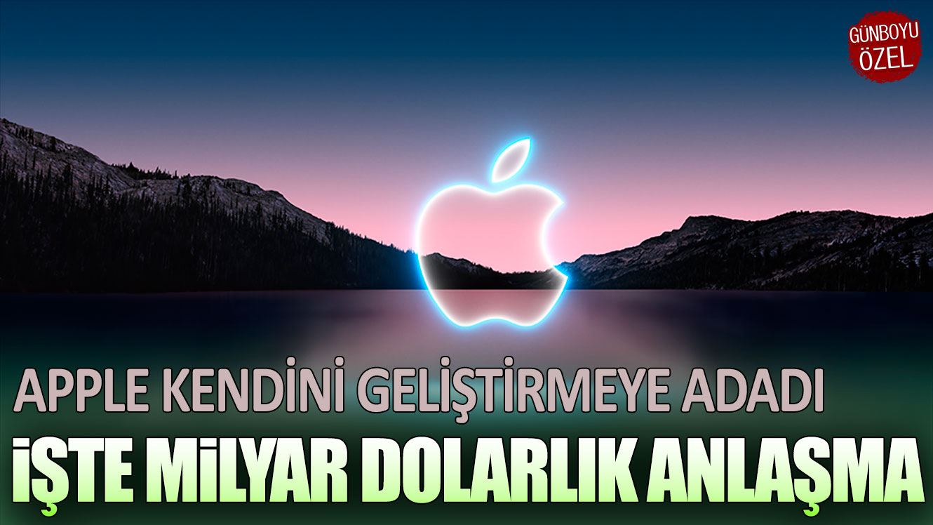 Teknoloji devi Apple'dan milyon dolarlık anlaşma