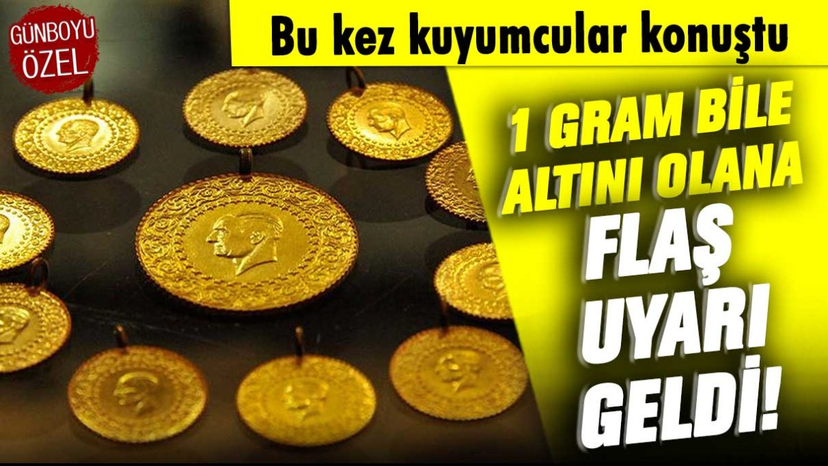 1 gram bile altını olana flaş seçim uyarısı