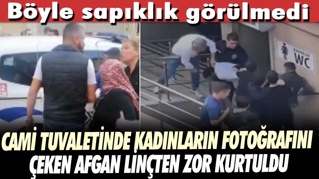 Cami Tuvaletinde Kadınların Fotoğrafını Çeken Afgan Linçten Zor Kurtuldu!  Böyle sapıklık görülmedi