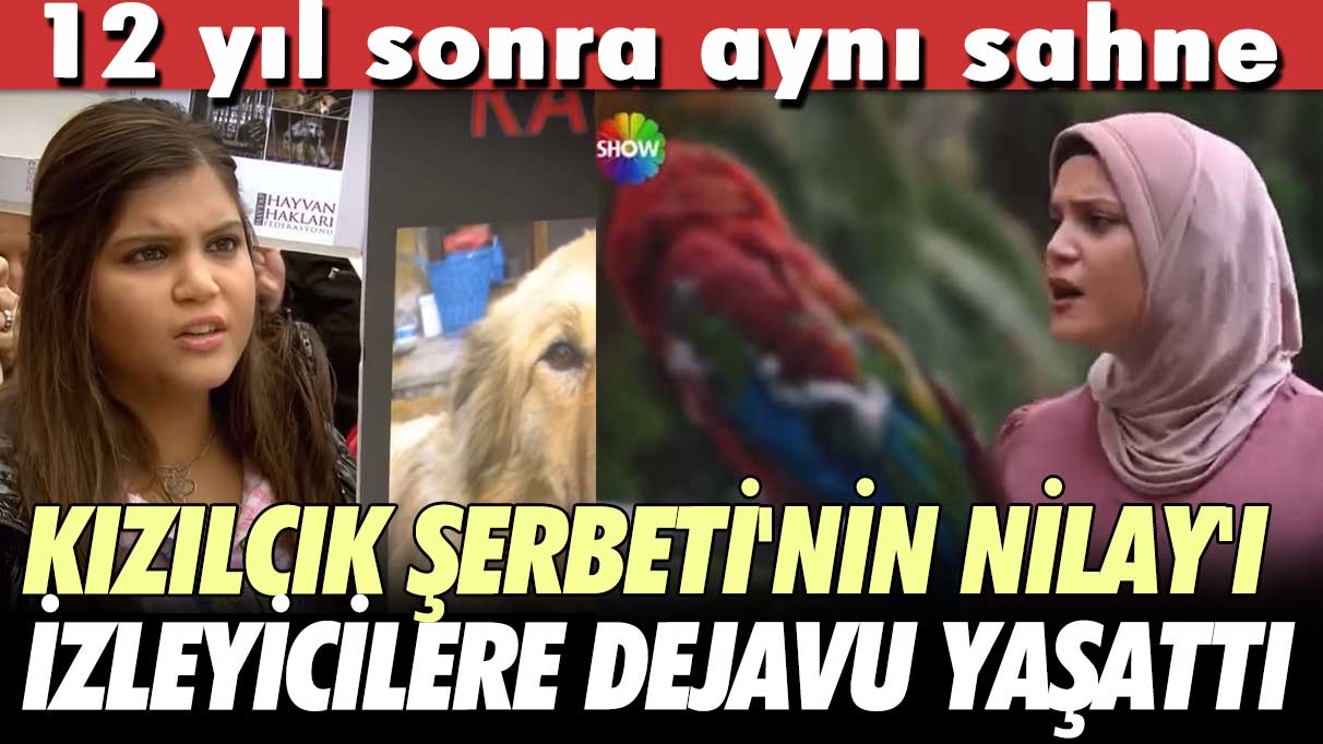 12 yıl sonra aynı sahne! Kızılcık Şerbeti'nin Nilay'ı izleyicilere dejavu yaşattı