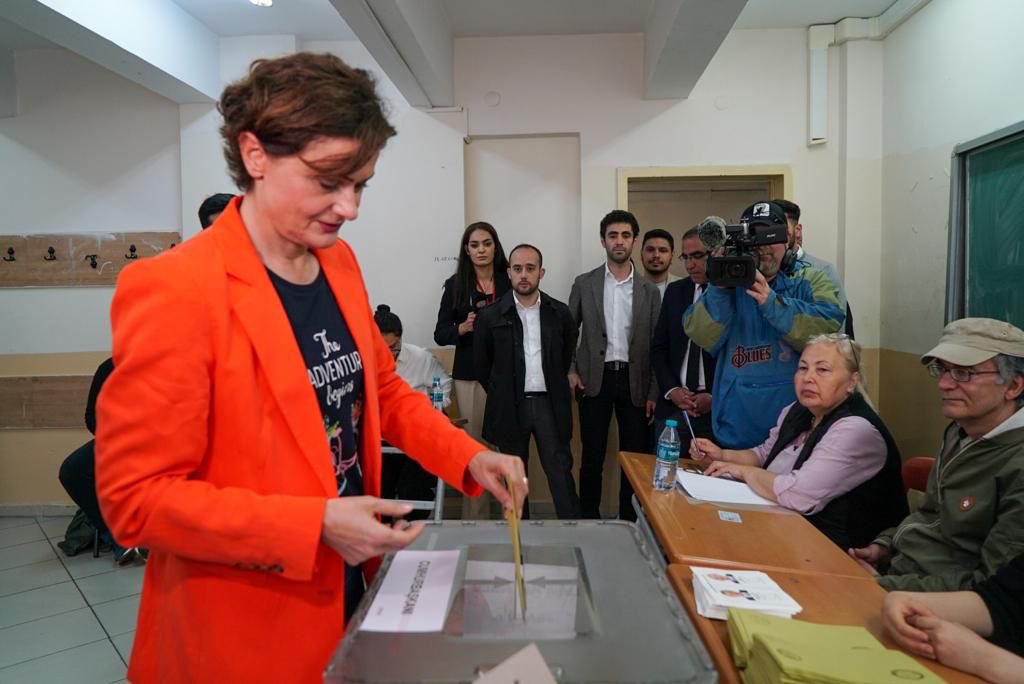 Kaftancıoğlu sandık başında!