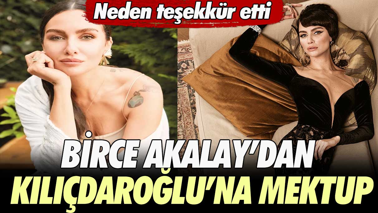 Birce Akalay’dan Kılıçdaroğlu’na mektup: Neden teşekkür etti