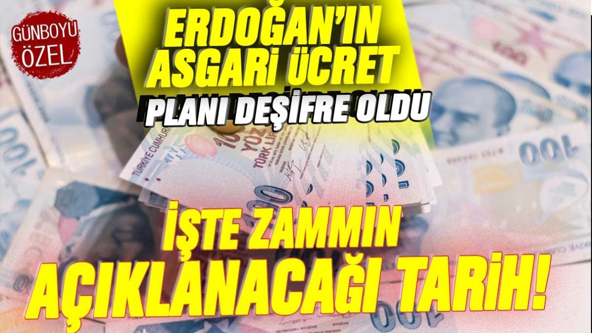 Erdoğan'ın asgari ücretli için planı deşifre oldu: İşte zammın açıklanacağı tarih