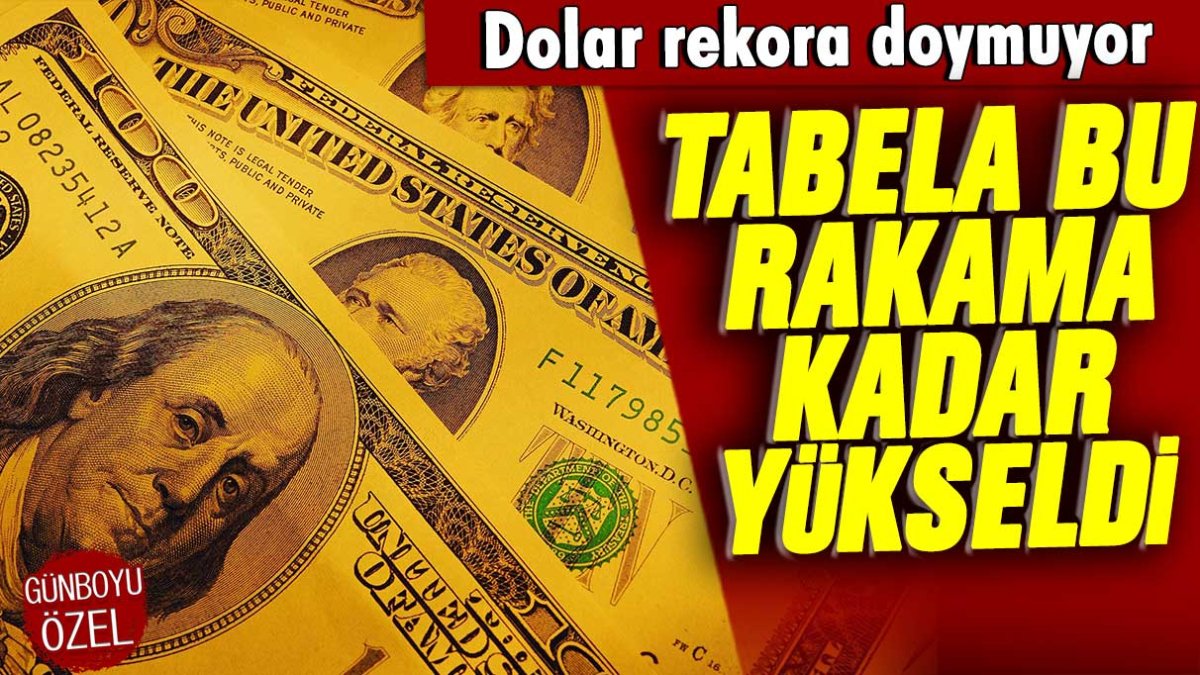 Dolar rekora doymuyor: İşte tarihi seviye