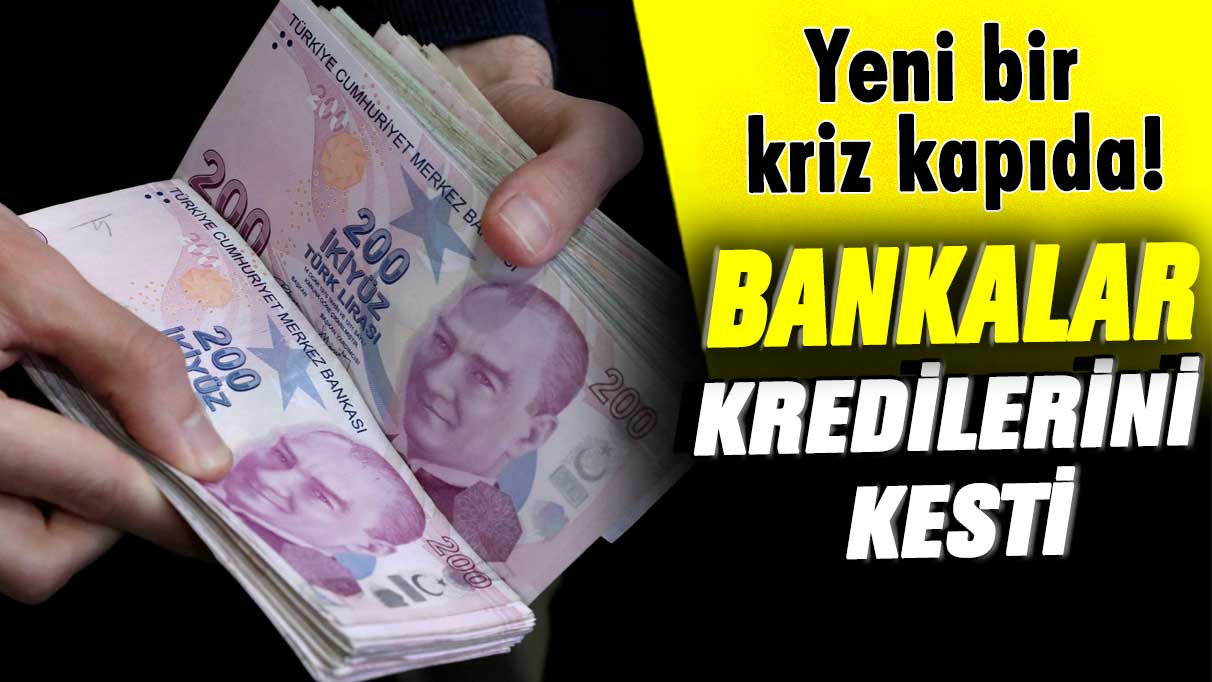 Yeni bir kriz kapıda! Bankalar kredilerini kesti