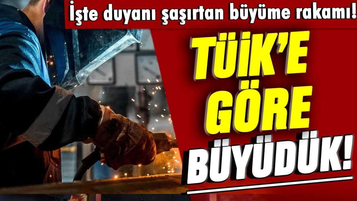 TÜİK'E göre büyümüşüz! İşte şaşırtan büyüme rakamı