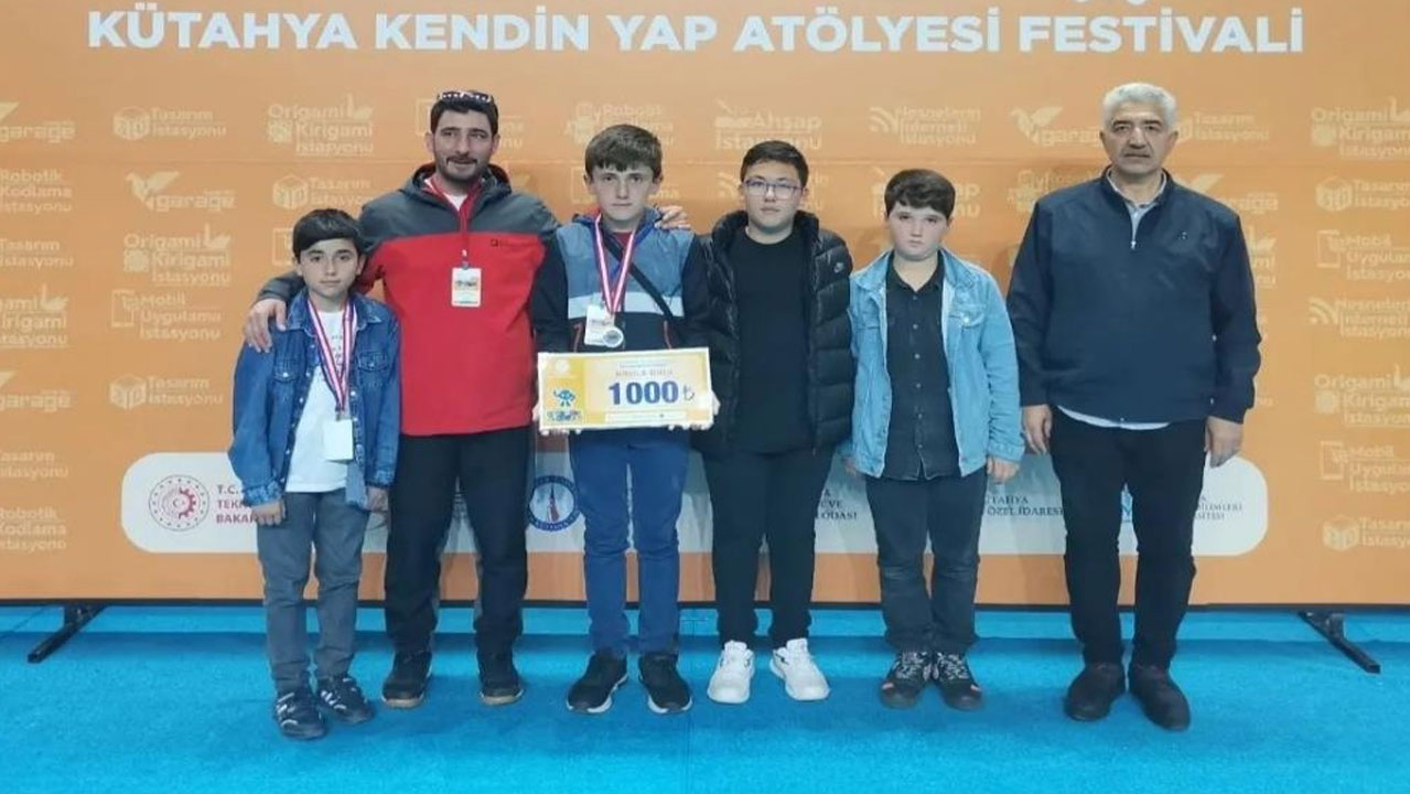 Kütahya Köprüören Tek Termik Ortaokulu'ndan bir başarı daha