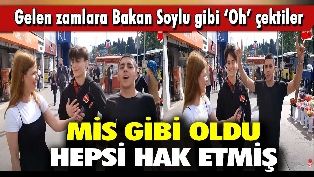 Gelen zamlara Bakan Soylu gibi ‘Oh’ çektiler: Mis gibi oldu, hepsi hak etmiş