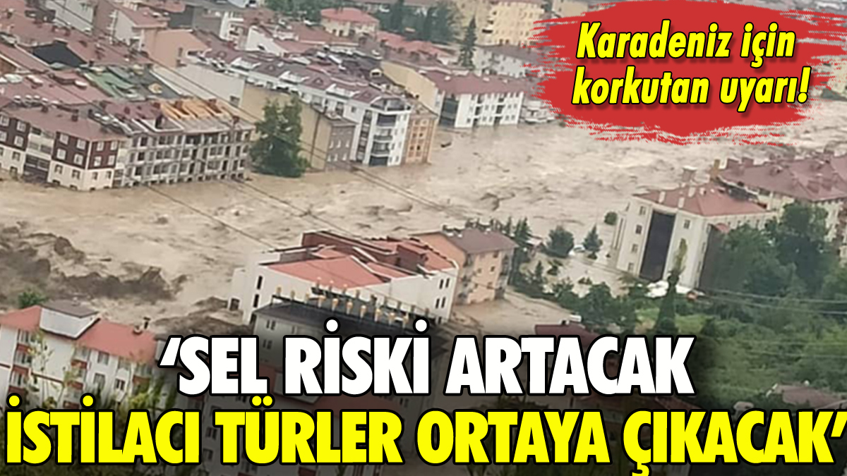 Karadeniz için korkutan uyarı: 'Sel riski artacak'