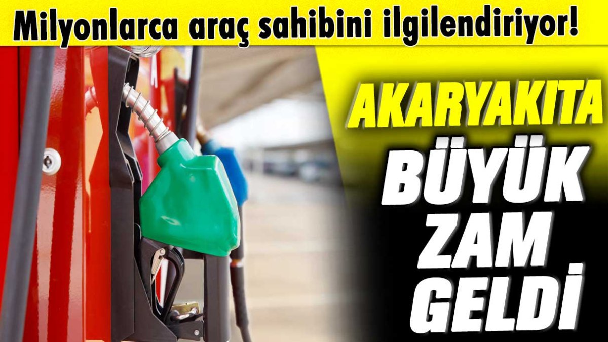 Milyonlarca araç sahibini ilgilendiriyor! Akaryakıta büyük zam geldi