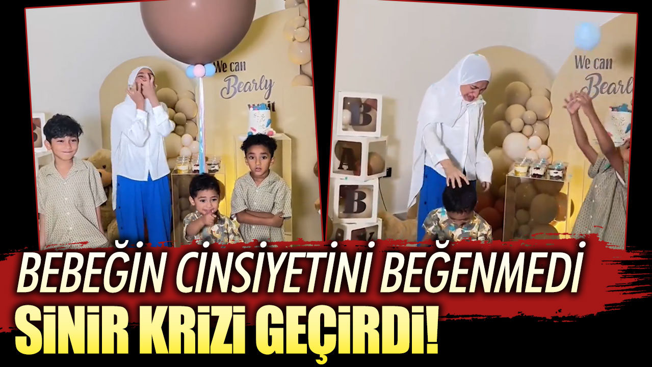 Bebeğin cinsiyetini beğenmedi: Sinir krizi geçirdi!