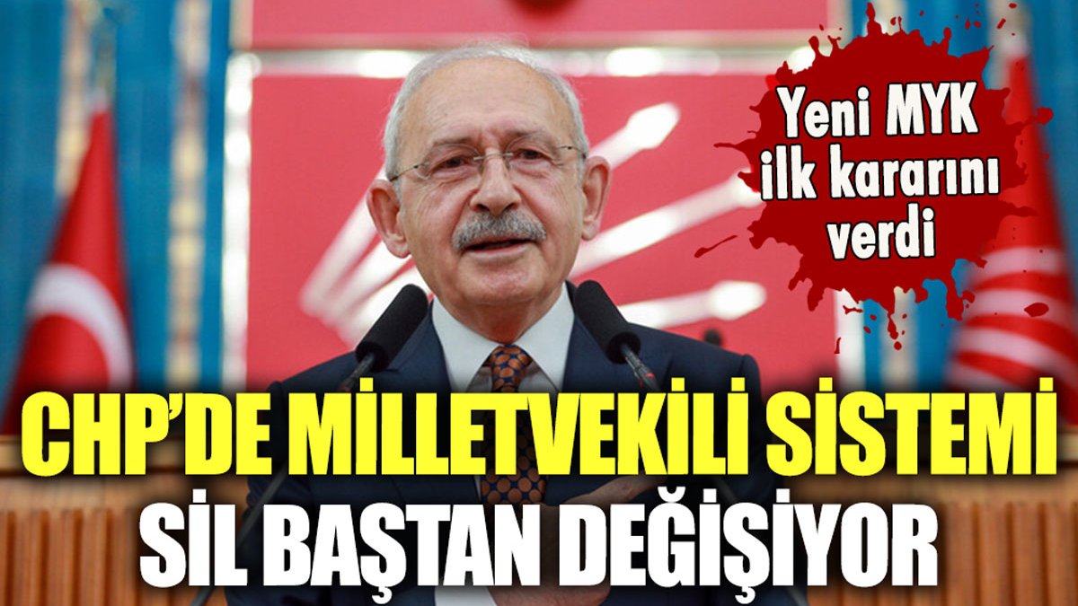 CHP'de tüzük değişikliği: Milletvekilleri artık ön seçimle belirlenecek