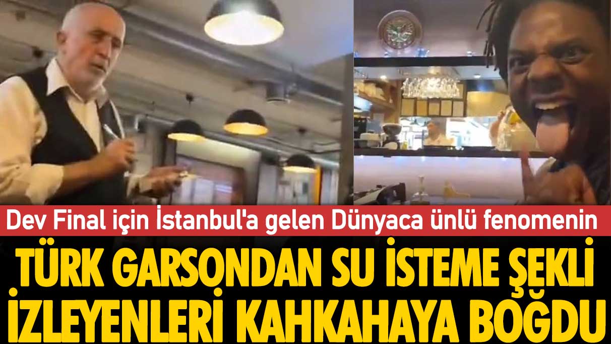 Şampiyonlar Ligi finali için İstanbul'a gelen yayıncı Show Speed'in su isteme videosu viral oldu