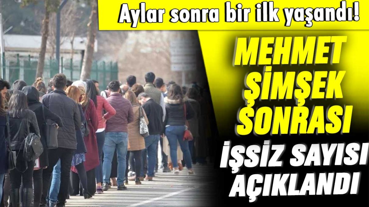 TÜİK işsiz sayısını açıkladı: Aylar sonra bir ilk!