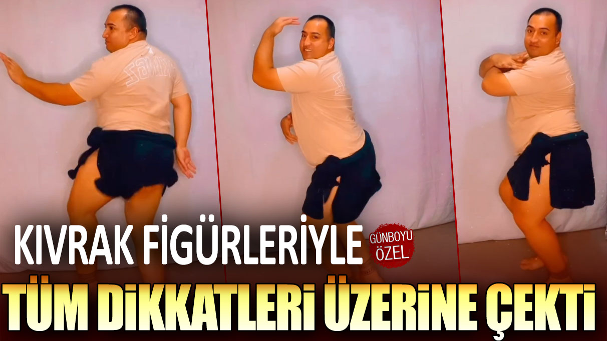 Kıvrak figürleriyle tüm dikkatleri üzerine çekti