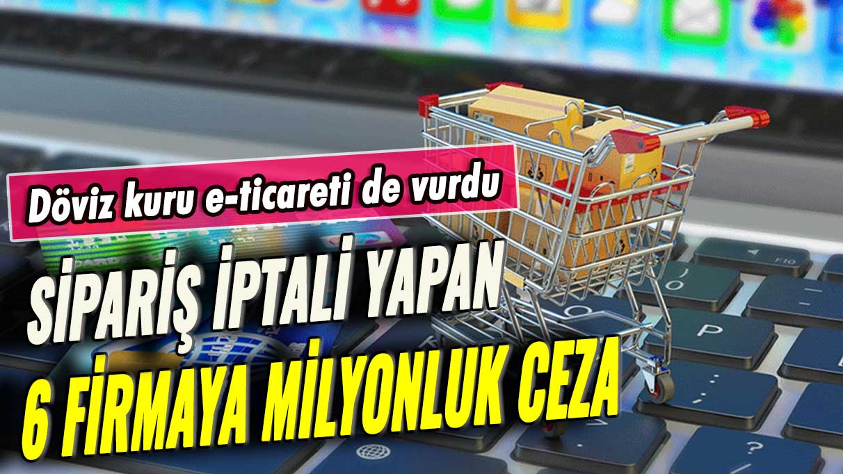 Döviz kuru e-ticareti de vurdu: Sipariş iptali yapan 6 firmaya milyonluk ceza