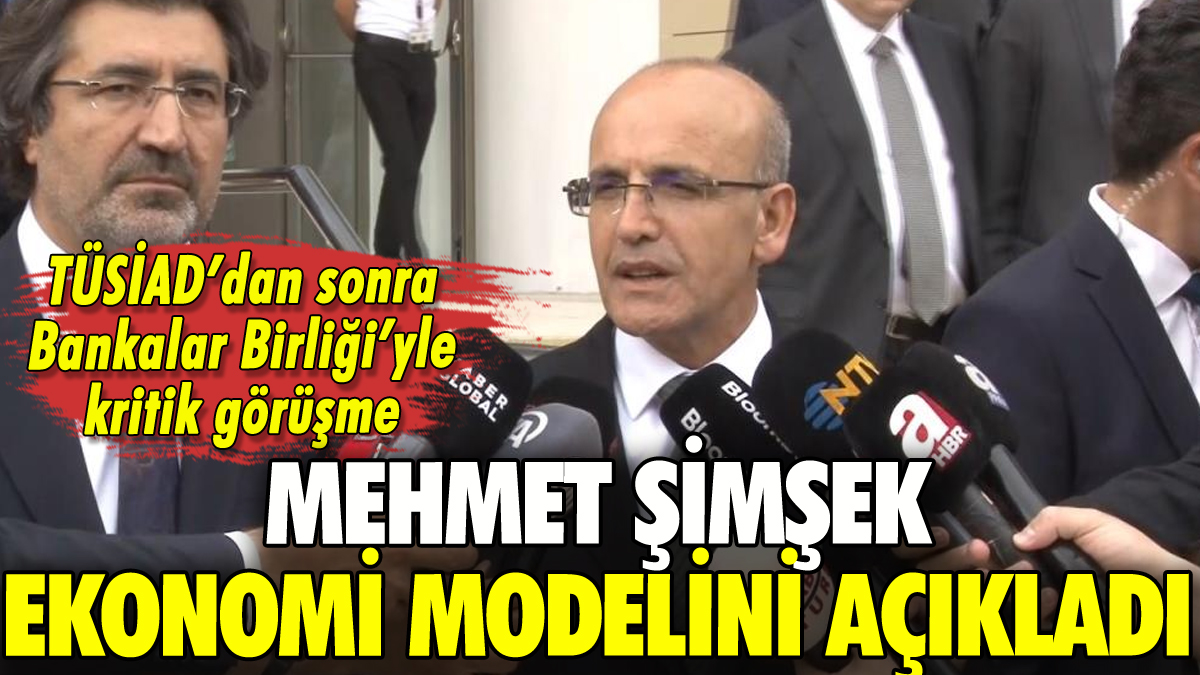 Mehmet Şimşek ekonomi modelini açıkladı