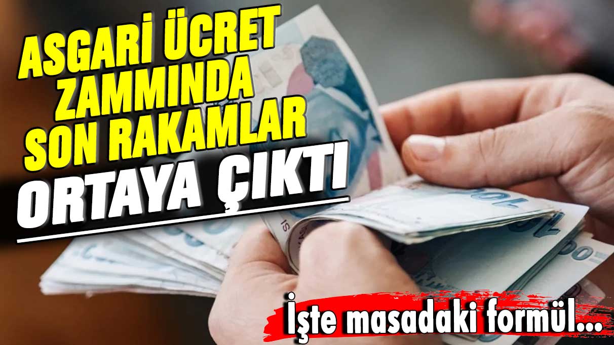 Asgari ücret zammında son rakamlar ortaya çıktı! İşte masadaki formül