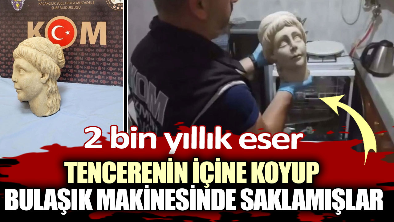 2 bin yıllık eser! Tencerenin içine koyup bulaşık makinesinde saklamışlar