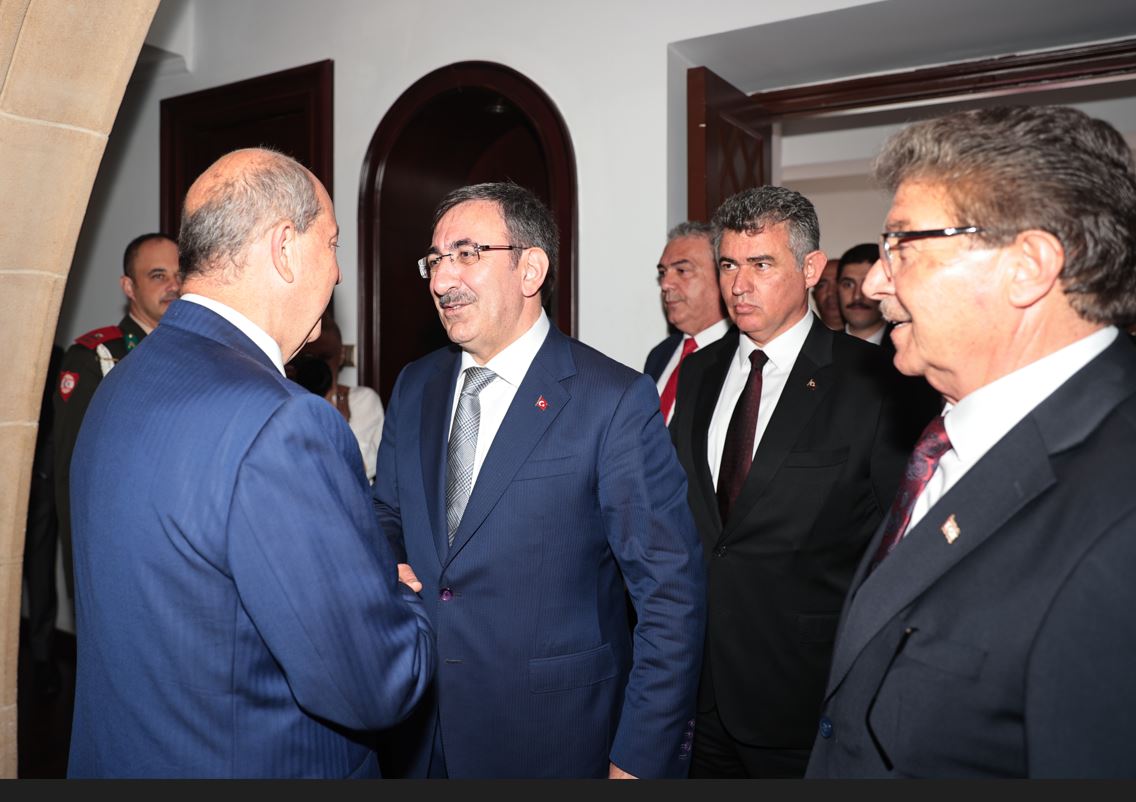 Cumhurbaşkanı Yardımcısı Yılmaz’dan KKTC Cumhurbaşkanı’na ziyaret!