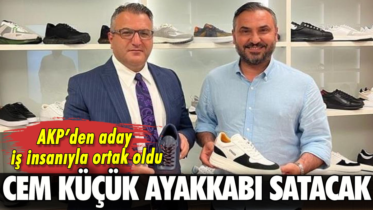 Gazeteci Cem Küçük ayakkabı sektörüne girdi