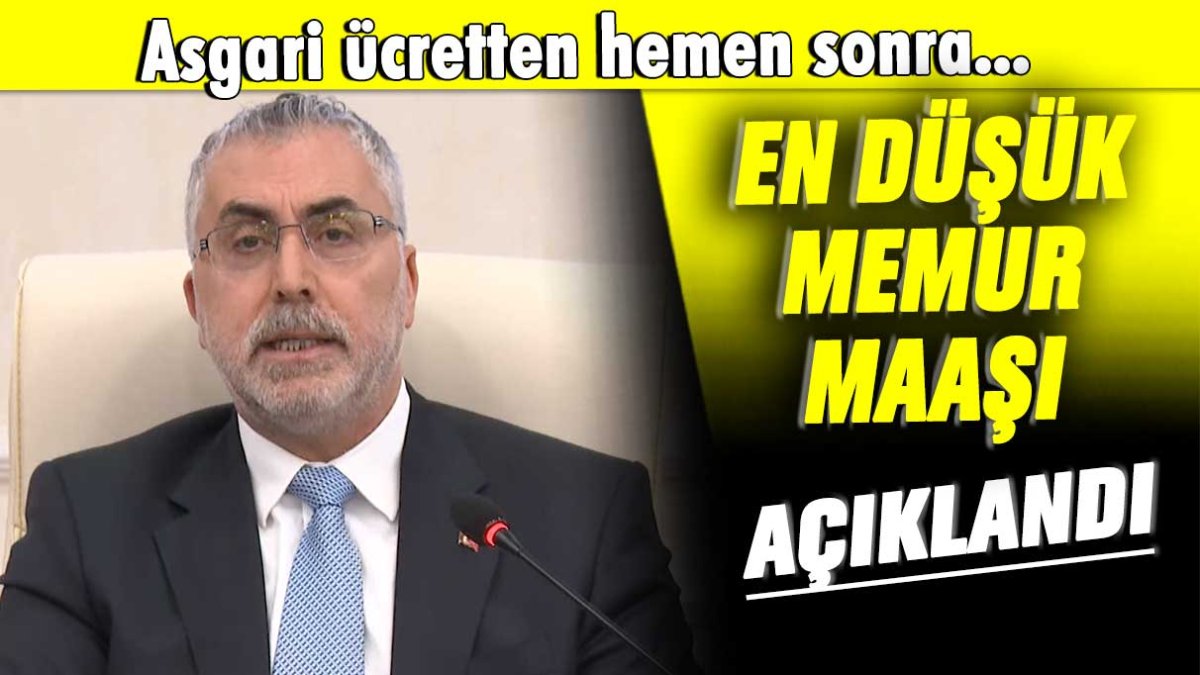 En düşük memur maaşı açıklandı!