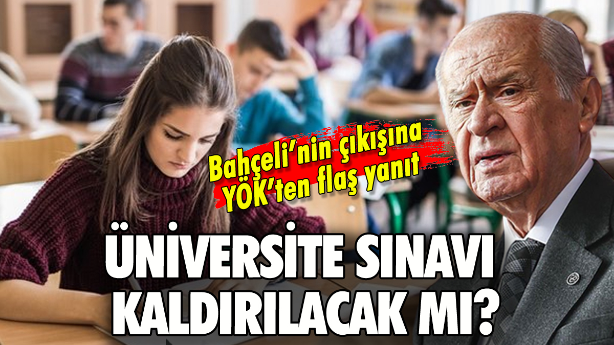 Üniversite sınavı kaldırılacak mı? YÖK'ten açıklama