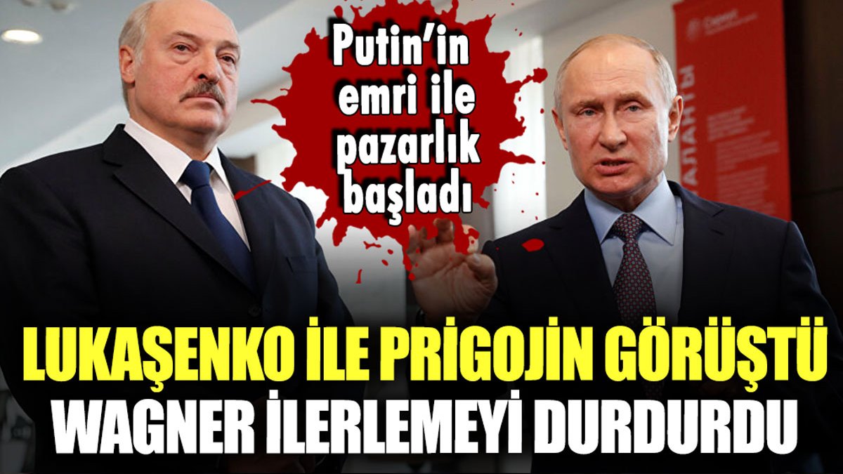 Rusya'da askeri darbe durduruldu: Putin ile Prigojin pazarlık masasına oturdu