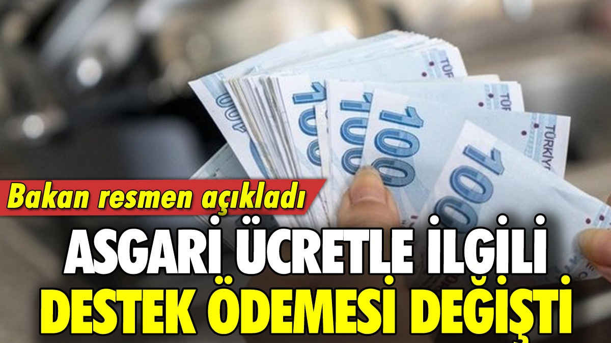 Bakan Işıkhan'dan asgari ücret açıklaması