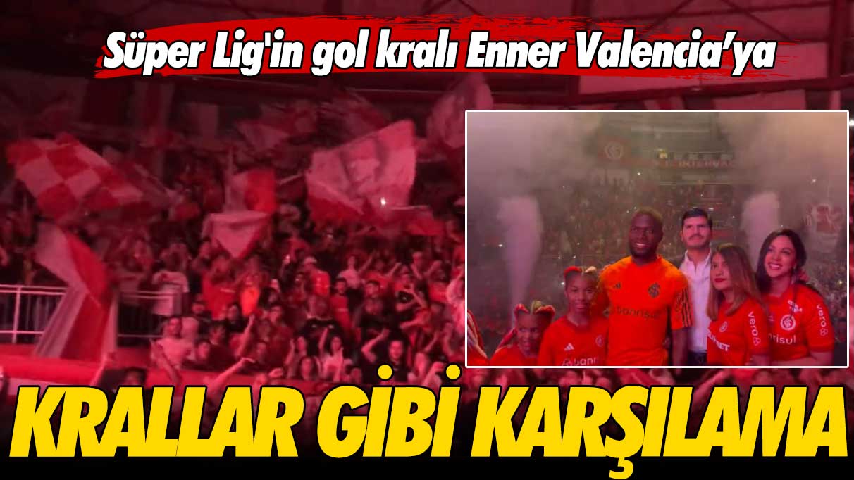 Süper Lig'in gol kralı Enner Valencia'ya Brezilya'da krallar gibi karşılama