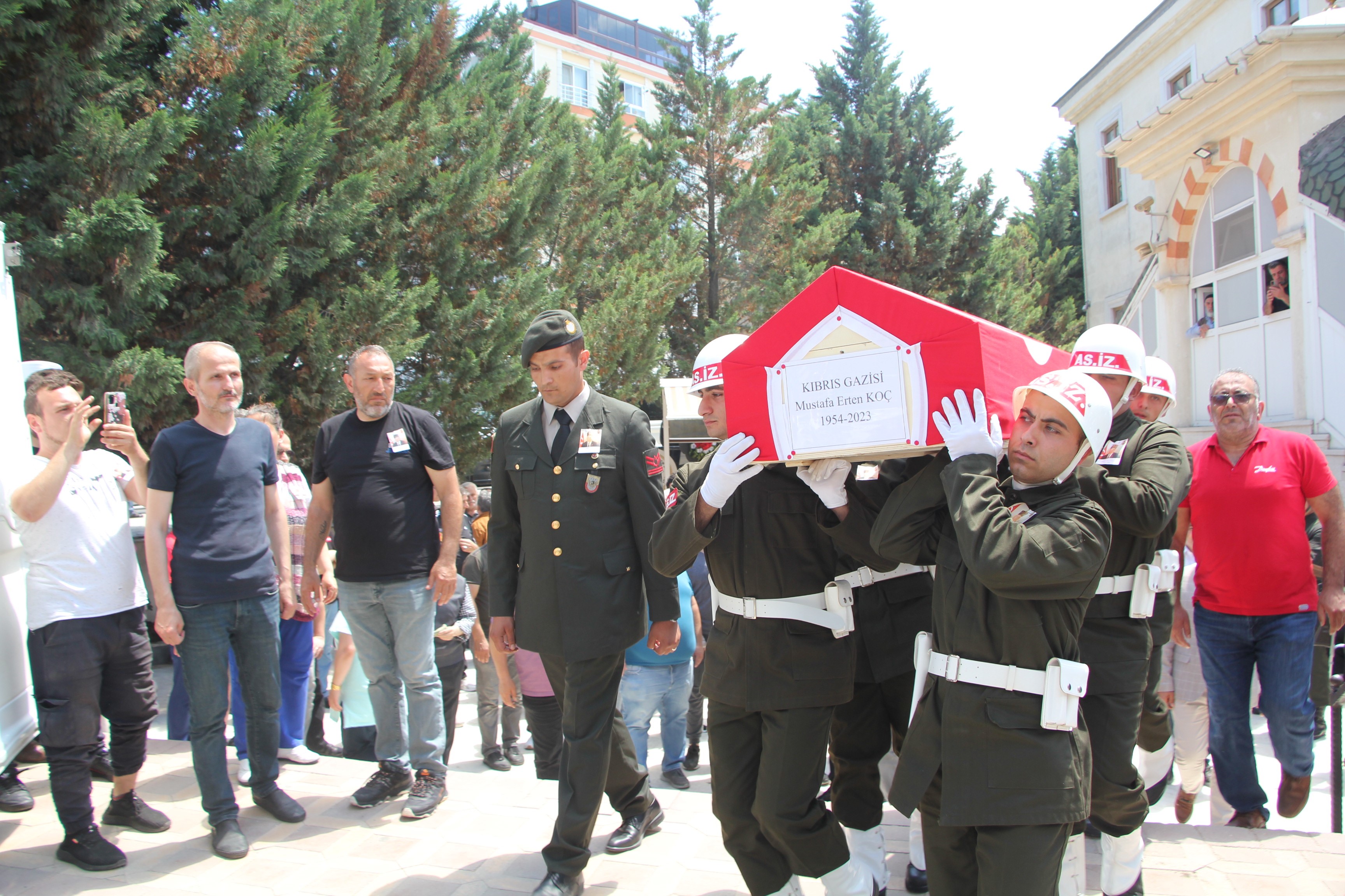 Kıbrıs Gazisi, son yolculuğuna uğurlandı