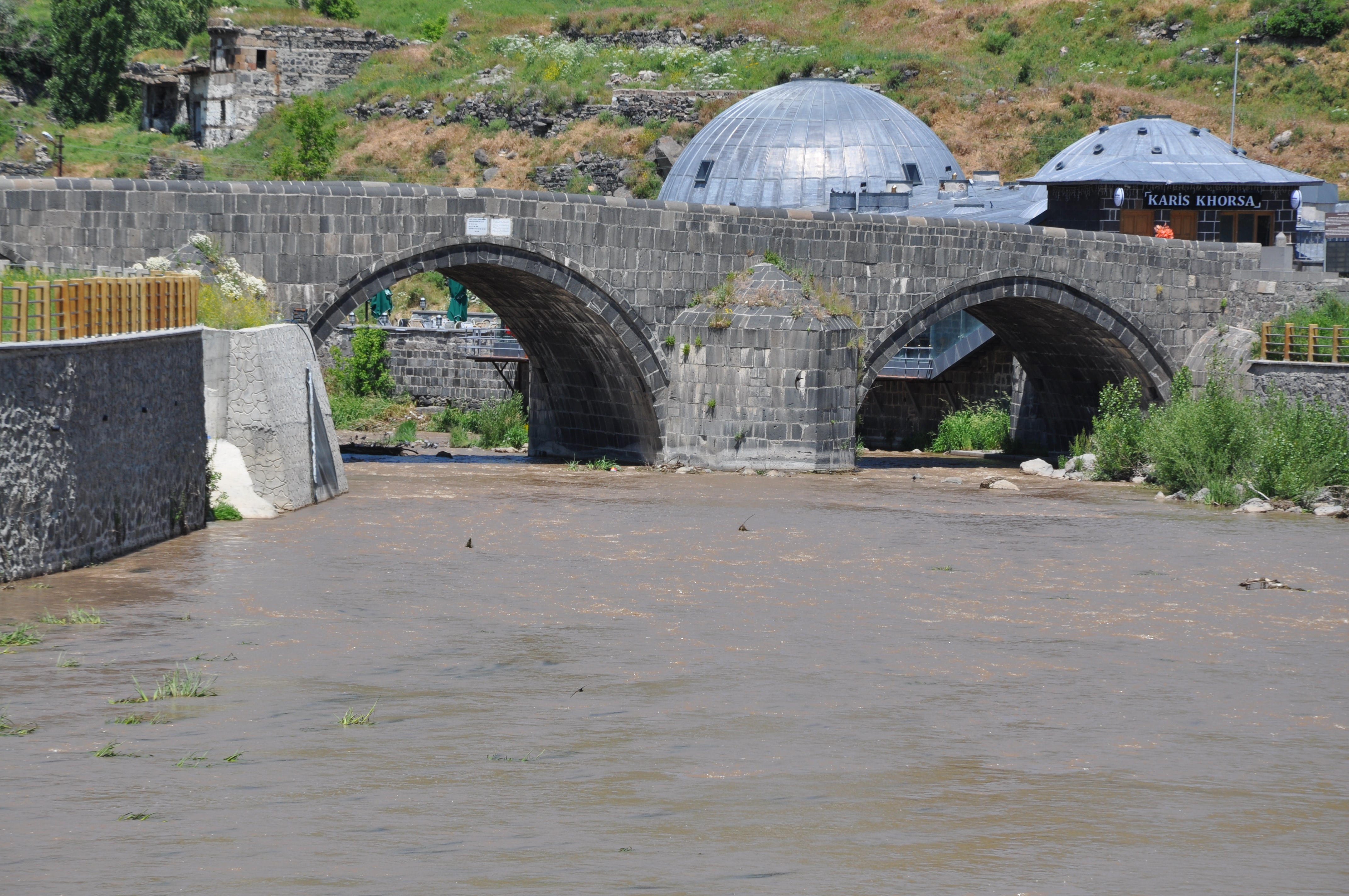 Kars Çayı'nda korkutan manzara: Rengi değişti!