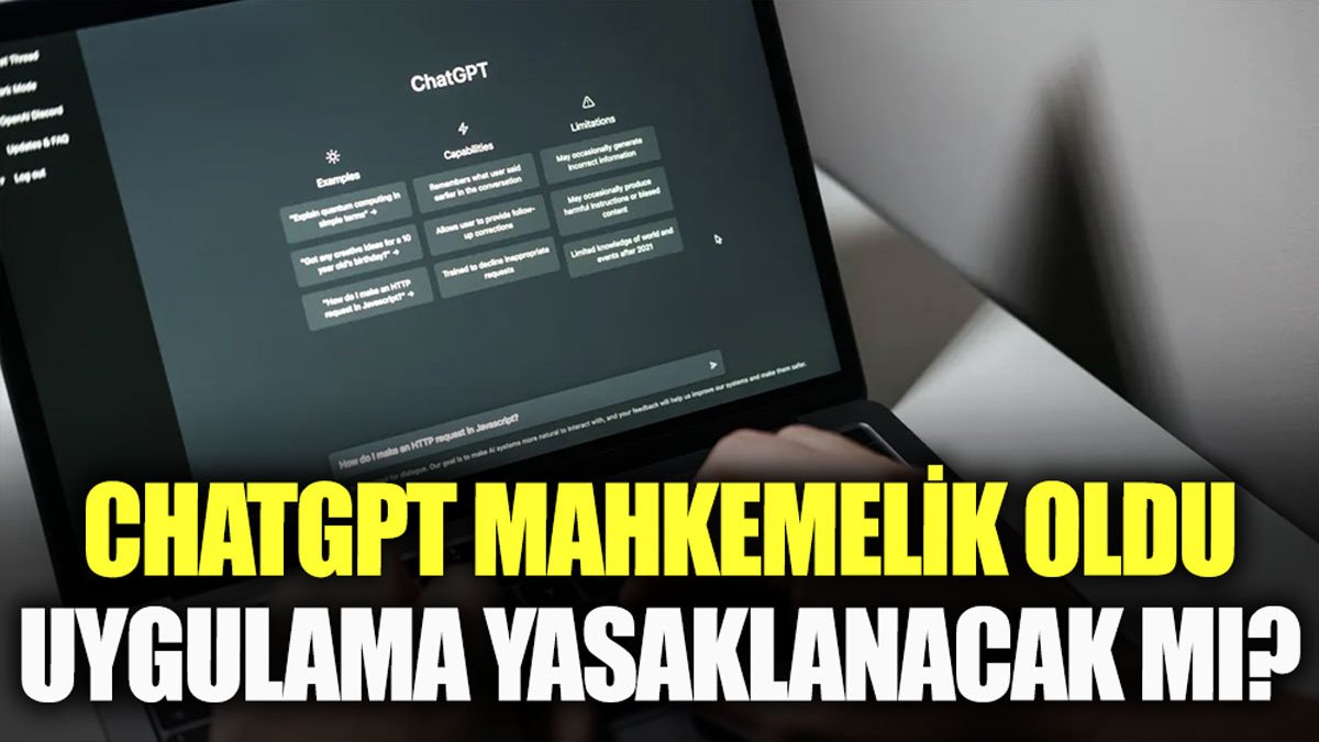 ChatGPT mahkemelik oldu: Yapay zeka uygulaması yasaklanacak mı?