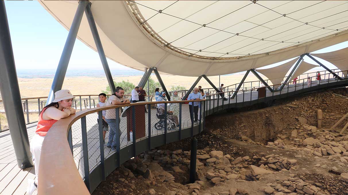 Bayramda Göbeklitepe ziyaretçilerini ağırladı