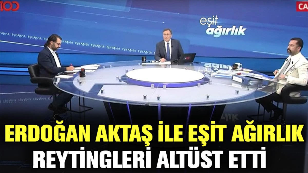 Erdoğan Aktaş ile Eşit Ağırlık programı reytingleri altüst etti