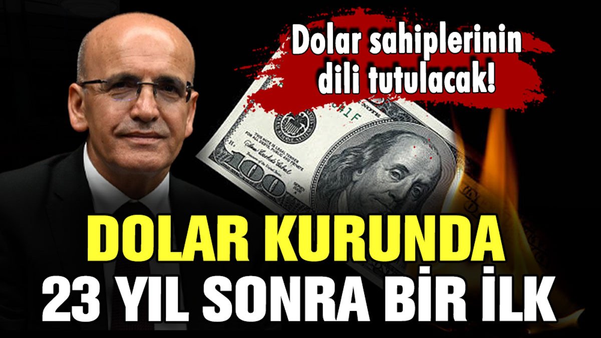 Dolar sahiplerinin dili tutuldu: Dolar kurunda 23 yıl sonra bir ilk