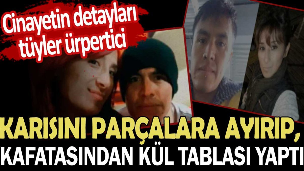 Karısını öldürüp, kafatasından kül tablası yaptı! Cinayetin detayları tüyler ürpertici