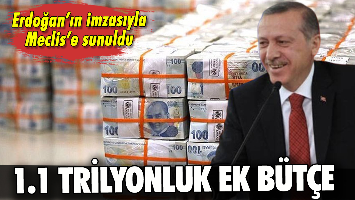 1.1 trilyonluk ek bütçe Meclis'e sunuldu