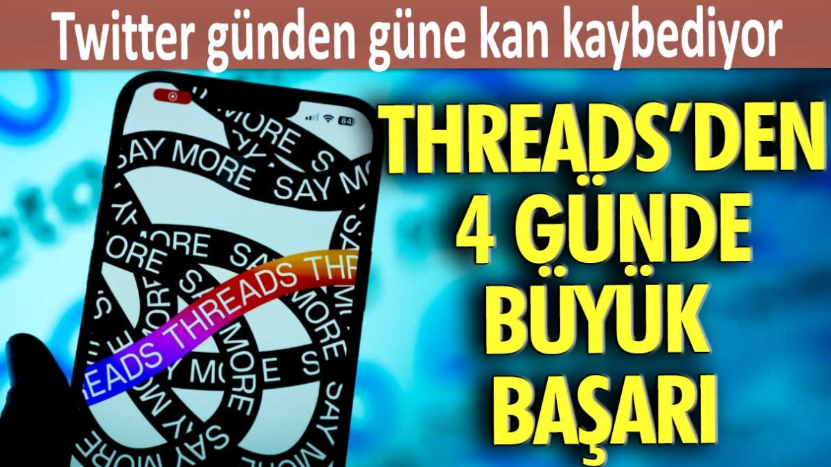 Twitter günden güne kan kaybediyor! Threads'dan 4 günde büyük başarı