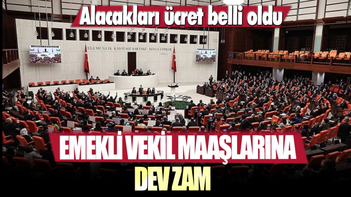 Emekli milletvekili maaşlarına dev zam! Alacakları ücret belli oldu